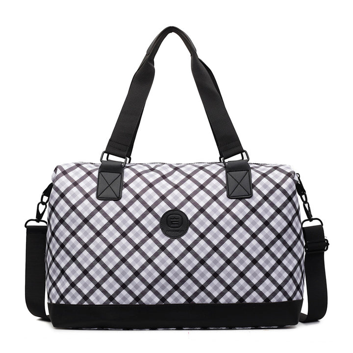 Sporty Travel Bag With Durable Surface Bowlift