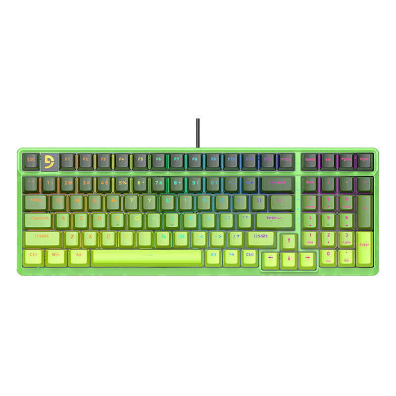 Mechanical Gaming Keyboard with Enhanced Key Response Bowlift