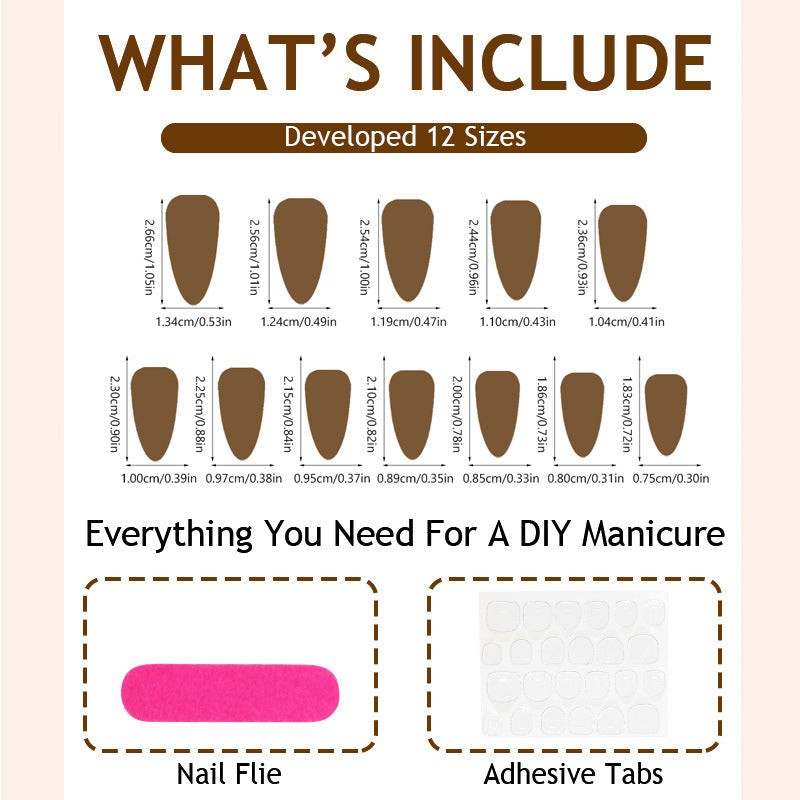 Artificial nail set with exquisite 3D embellishments Bowlift