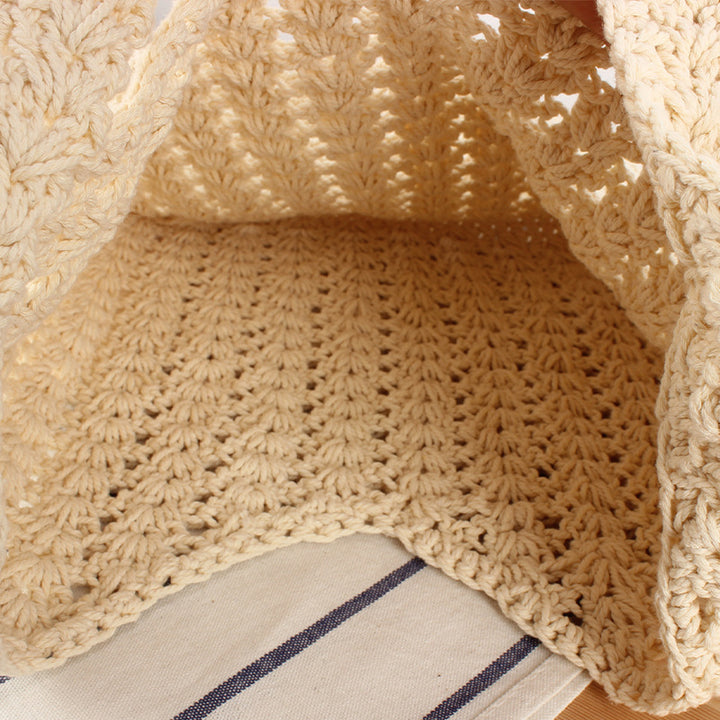 Handcrafted Shoulder Bag Made of Natural Weave Bowlift