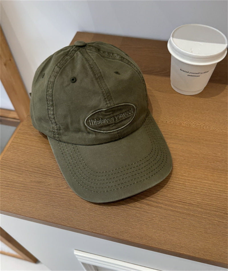 Men's Casual Distressed Cotton Baseball Cap Bowlift