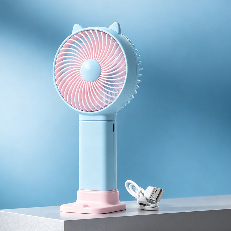 Portable hand fan with cute bear design Bowlift
