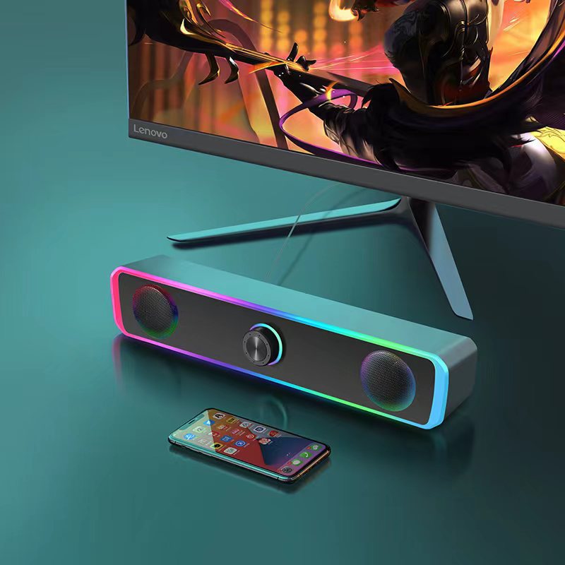 RGB LED Sound Bar Speaker Bowlift