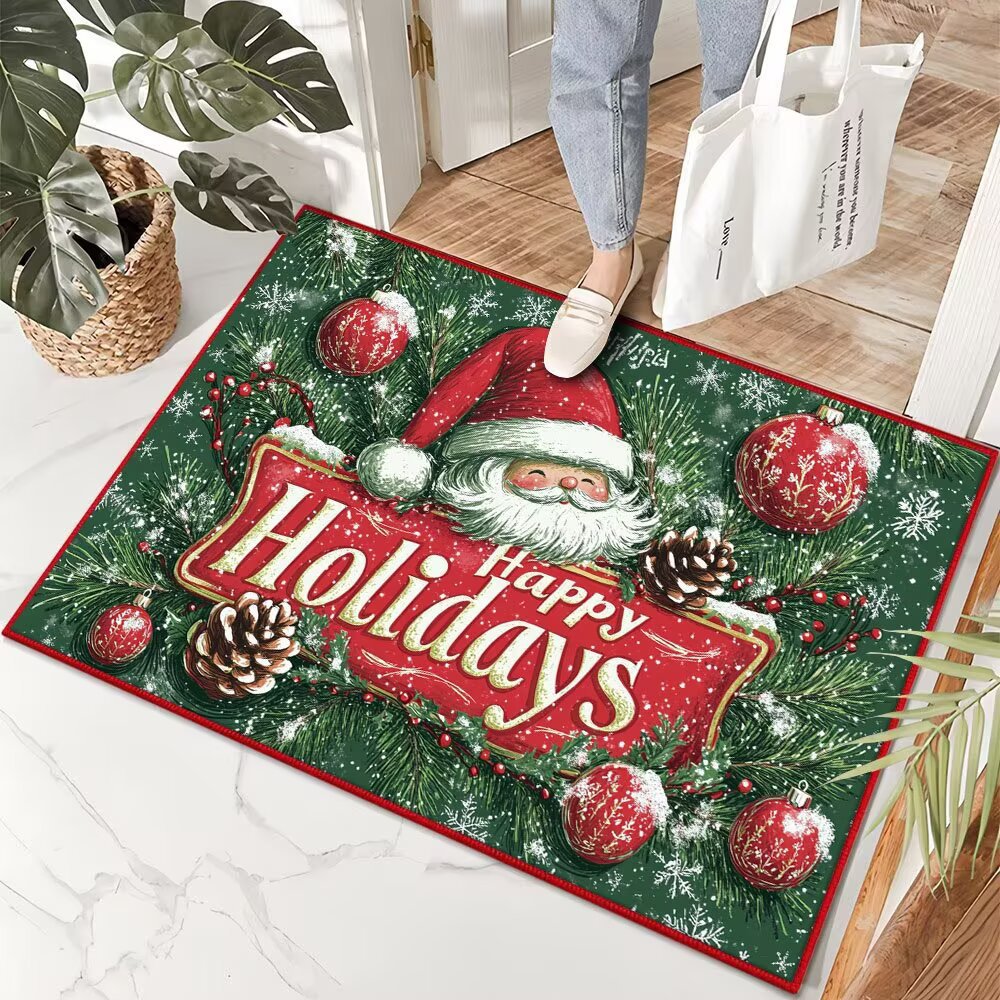 Decorative Holiday Entrance Mat Bowlift