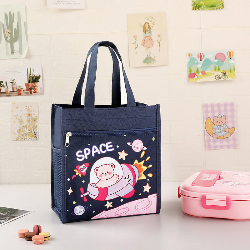 Space-Themed Insulated Lunch Carrier Bowlift