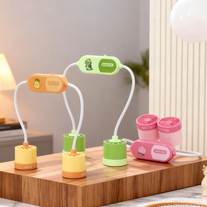 Women portable neck fan with flexible design Bowlift