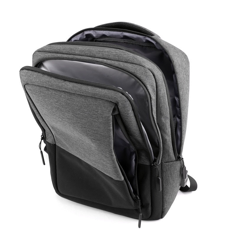 Modern business backpack with USB charging port Bowlift