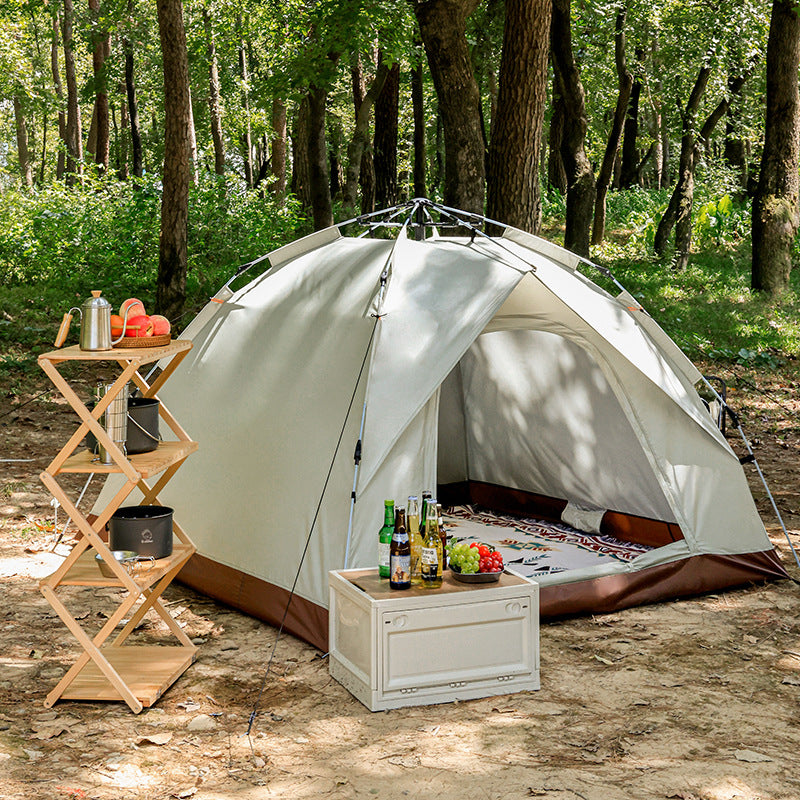 Camping tent with weather-resistant material and easy setup system Bowlift