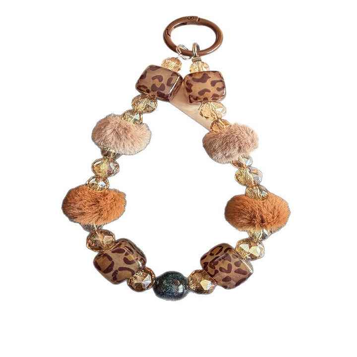 Decorative Beaded Charm Keychain Bowlift 1790134887