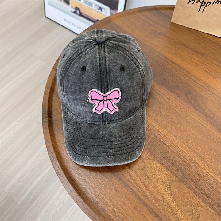 Women's Vintage-Inspired Graphic Baseball Cap Bowlift