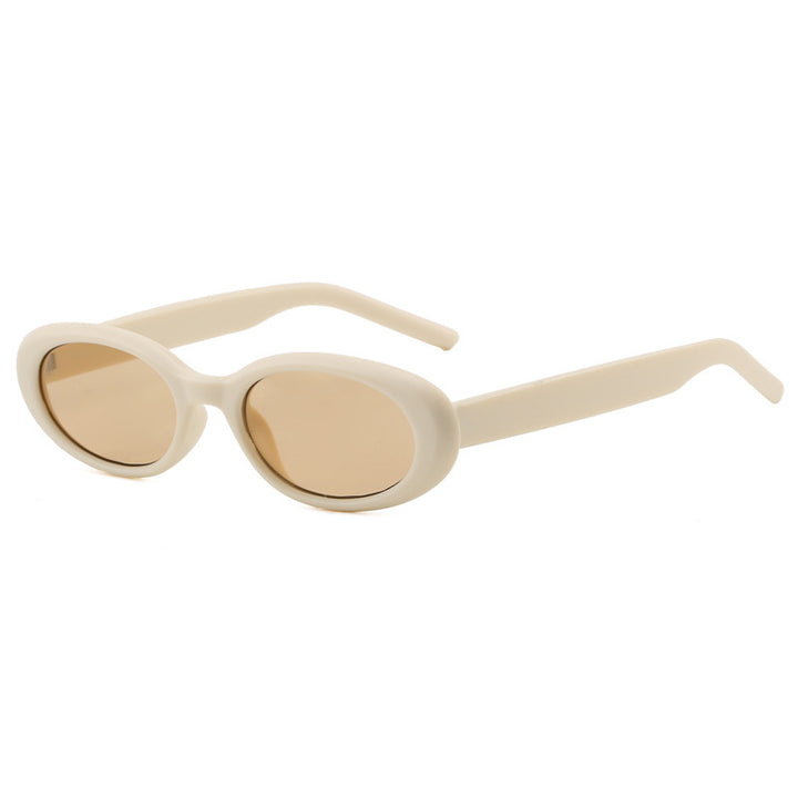 Women's oval sunglasses with transparent effect and UV protection Bowlift