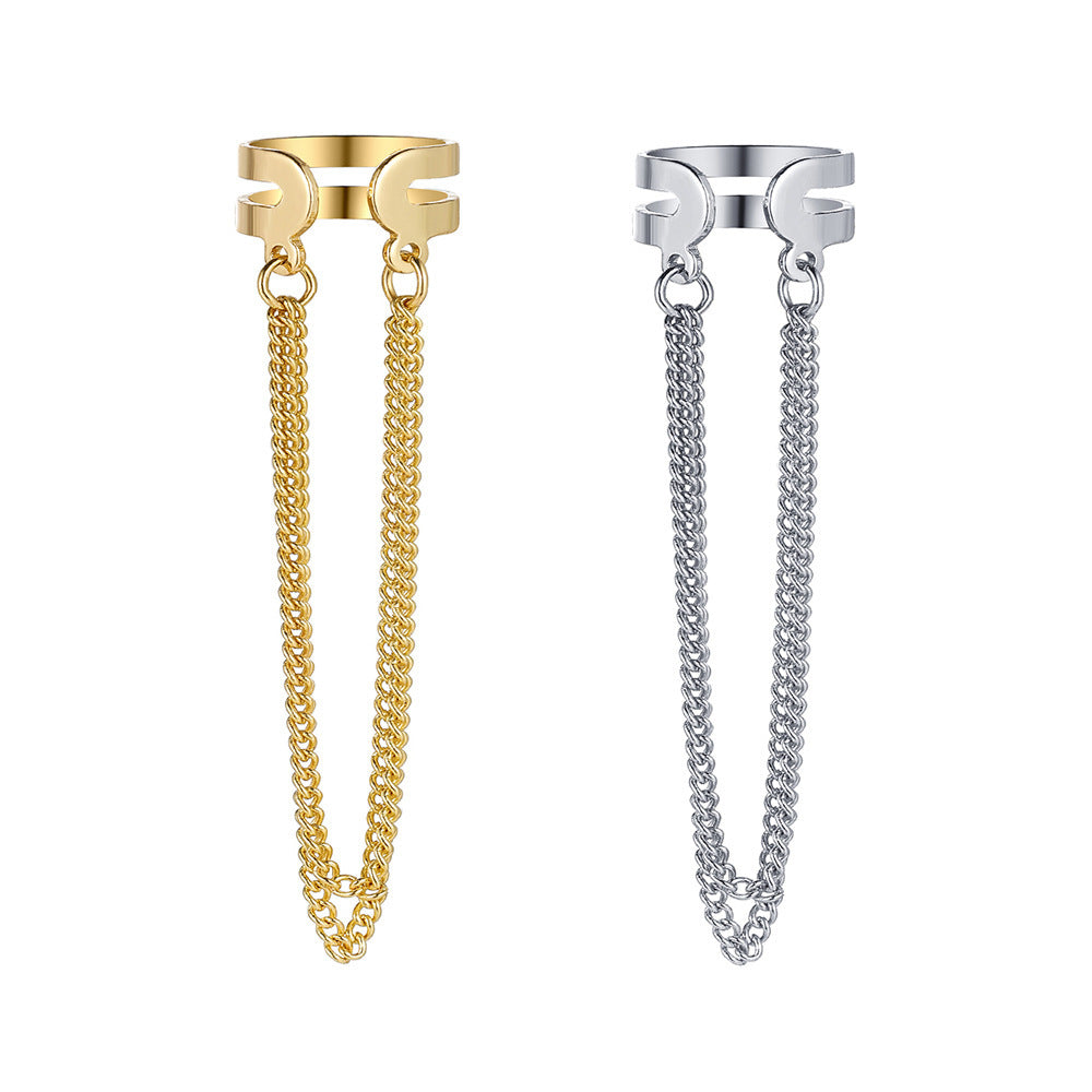 Fashionable chain ring with removable chains from Bowlift