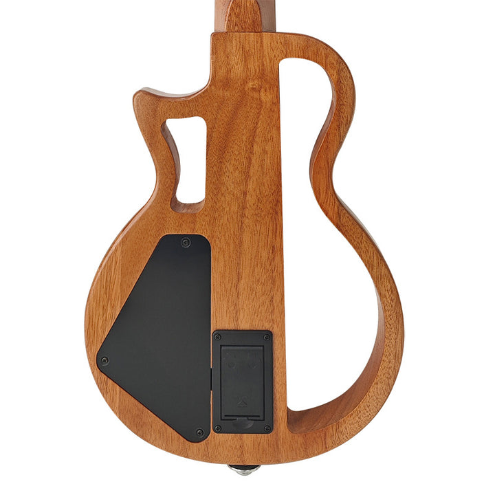 Acoustic Electric Ukulele with Built-in Pickup Bowlift