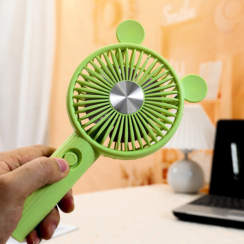 Women's Portable Mini Fan in Cute Animal Design Bowlift