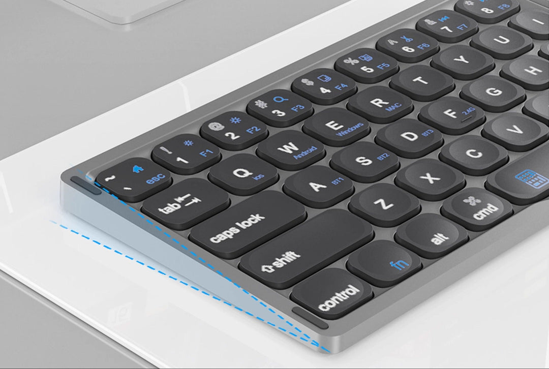 Portable Bluetooth Folding Keyboard Bowlift