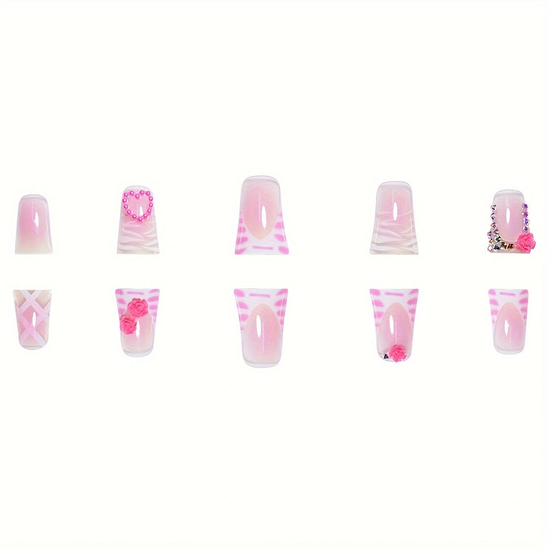 3D Floral Nail Art Set Bowlift