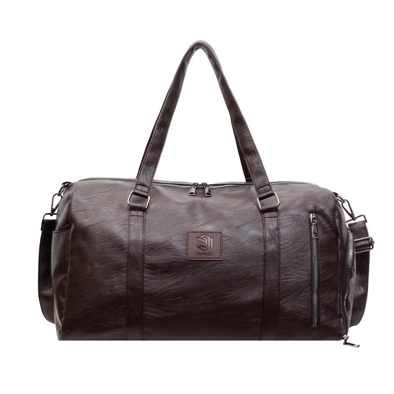 Premium Leather Travel Duffel
