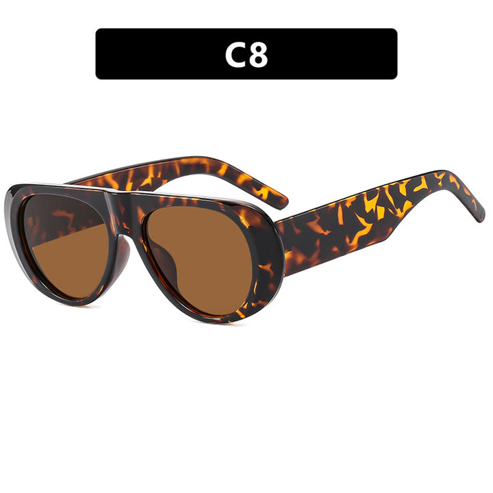 Women's fashionable sunglasses with futuristic design and polarized lenses Bowlift