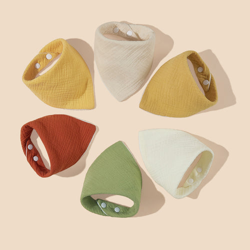 Soft Muslin Bandana Bibs Set Bowlift