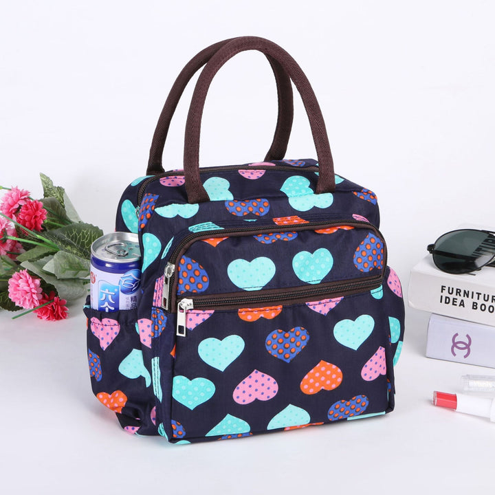 Cat Pattern Insulated Lunch Tote Bowlift