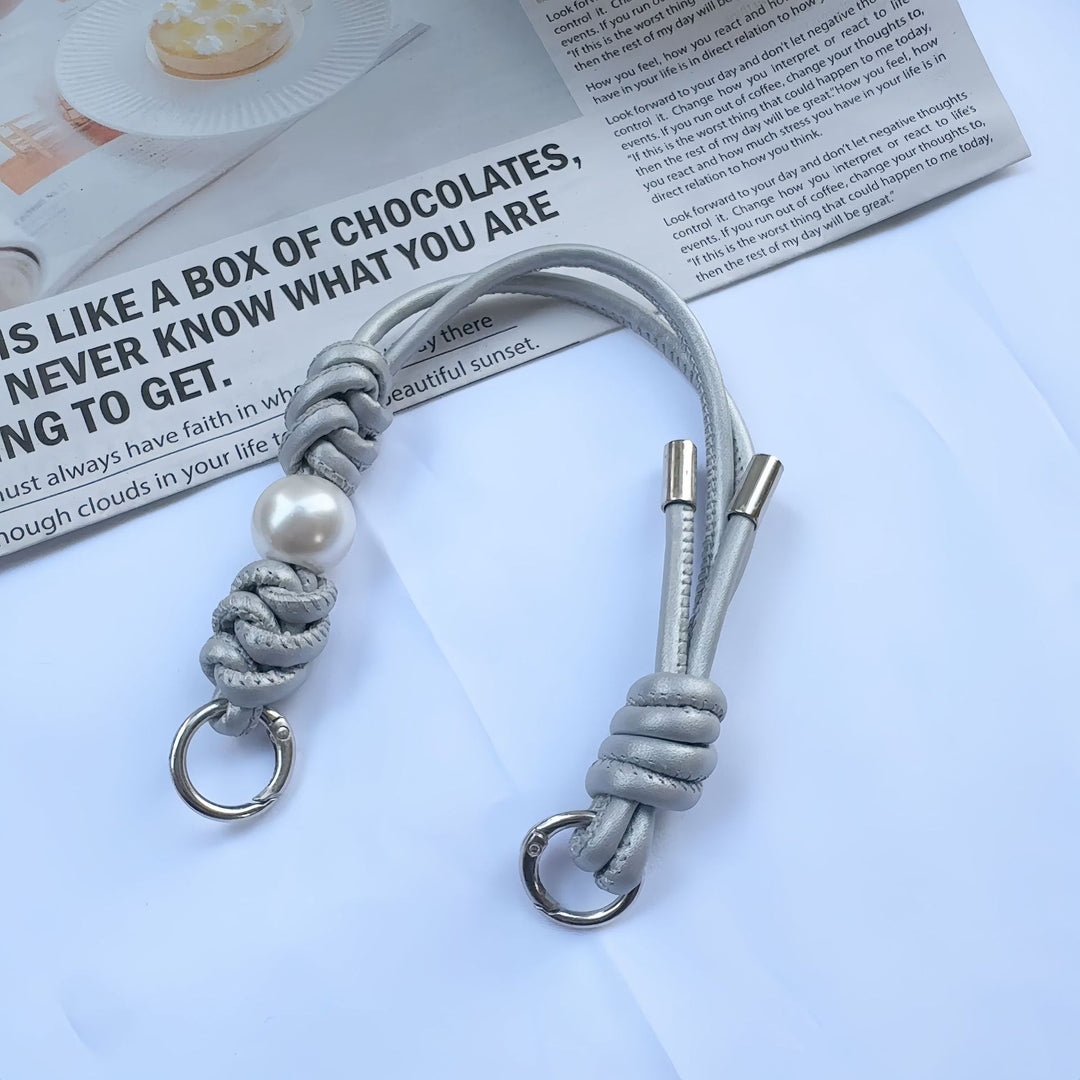 Elegant Braided Keyring Strap Bowlift