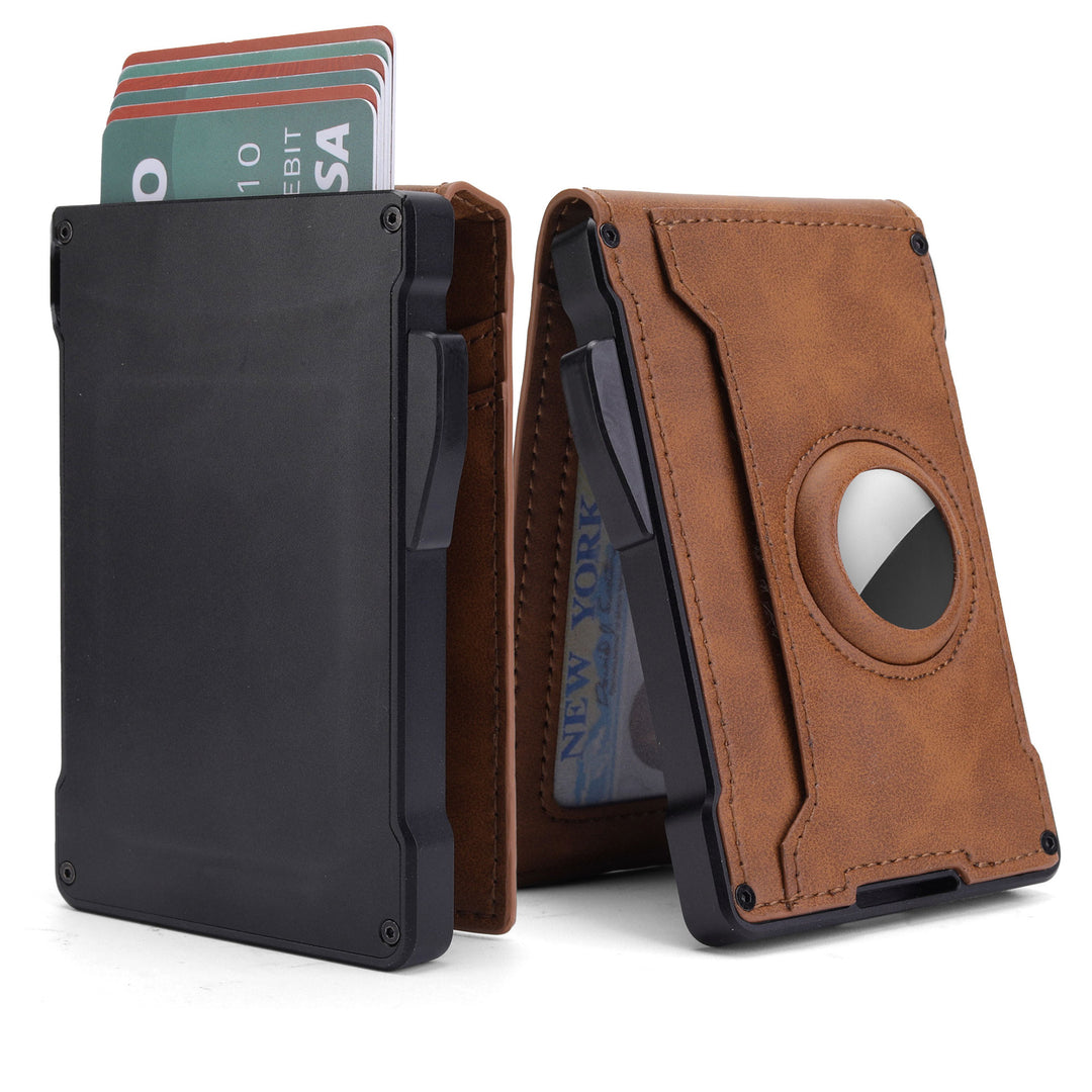 RFID-Blocking Leather Minimalist Cardholder Bowlift