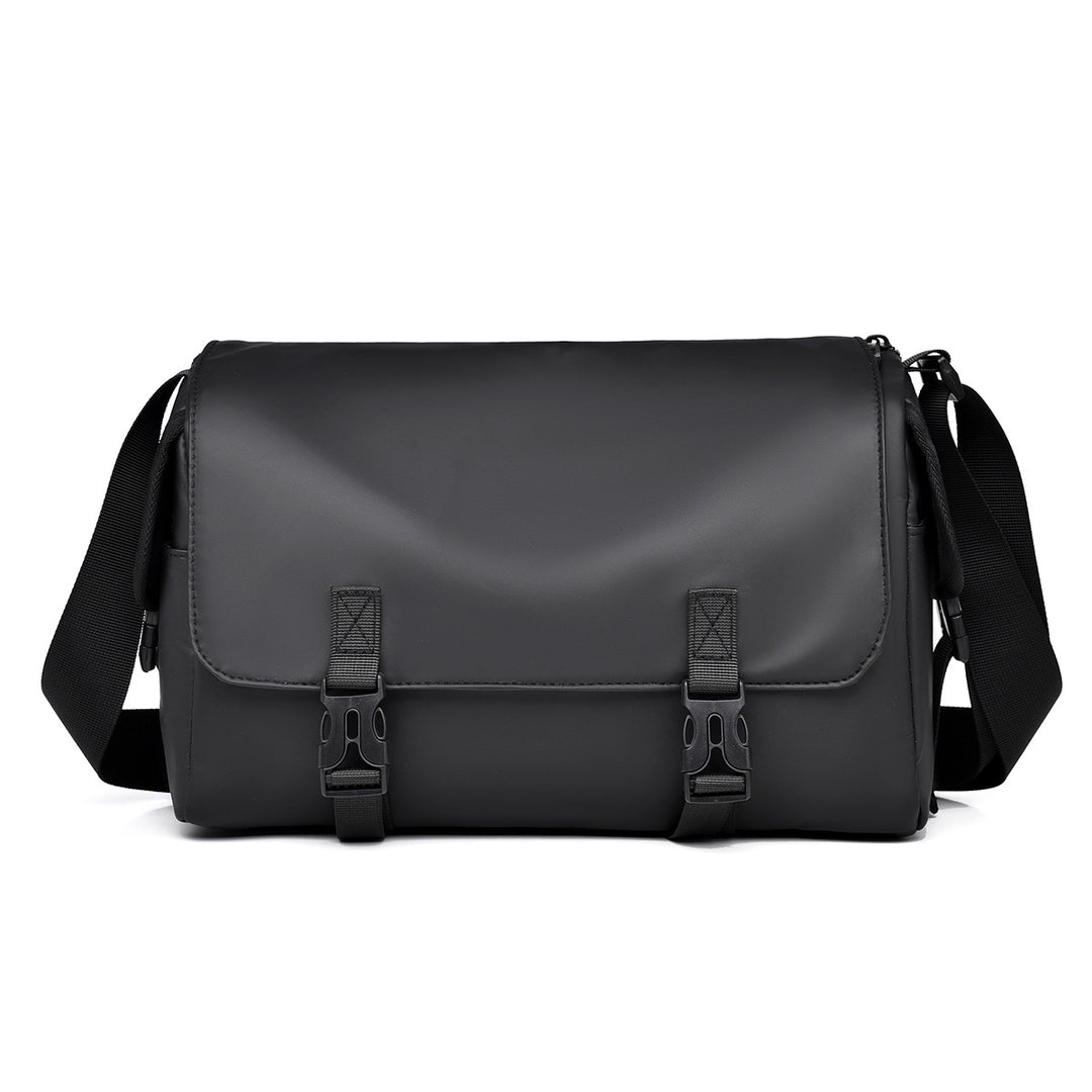 Modular Messenger Bag with Water-Repellent Material and Adjustable Shoulder Strap Bowlift