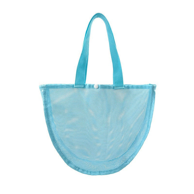 Versatile Beach Bag In Airy Mesh Design Bowlift