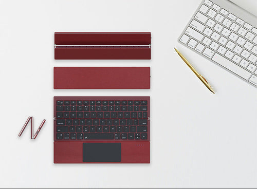 Compact Wireless Keyboard with Touchpad Bowlift