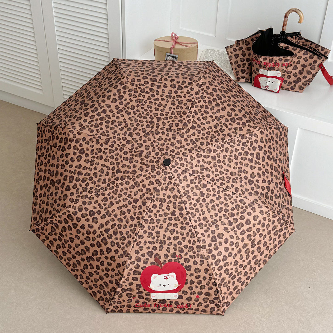 Women’s Foldable Umbrella with Cute Animal Design Bowlift