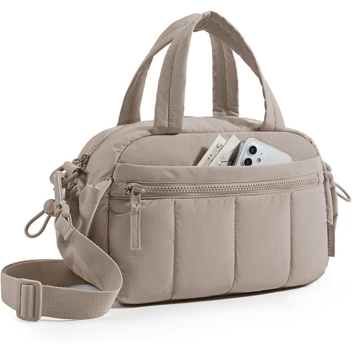 Practical Handbag with Multiple Compartments Bowlift