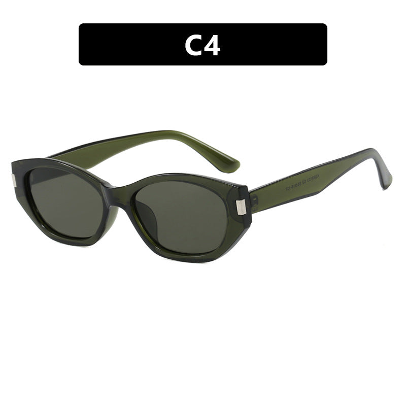Ladies fashionable cat-eye sunglasses with elegant lenses Bowlift