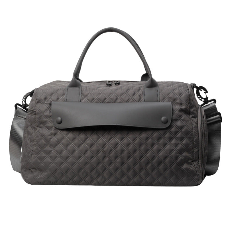 Quilted Travel Duffle Bag Bowlift