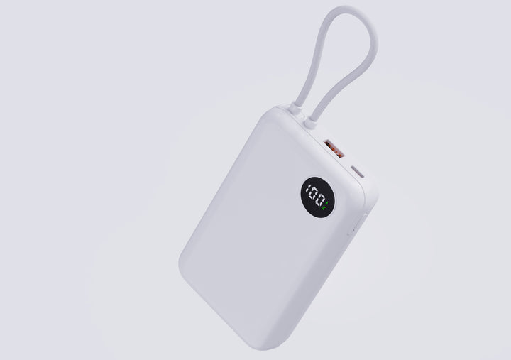 Portable power bank with smart LED display and fast charging function Bowlift