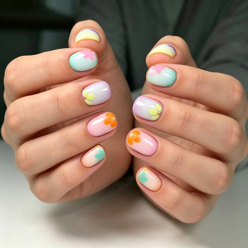 Floral Design Acrylic Nail Kit Bowlift