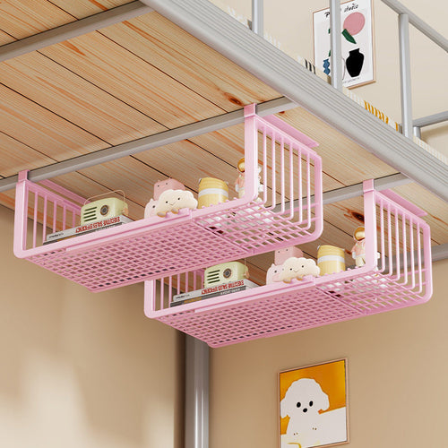 Under-Shelf Slide-In Ventilated Mesh Storage Basket