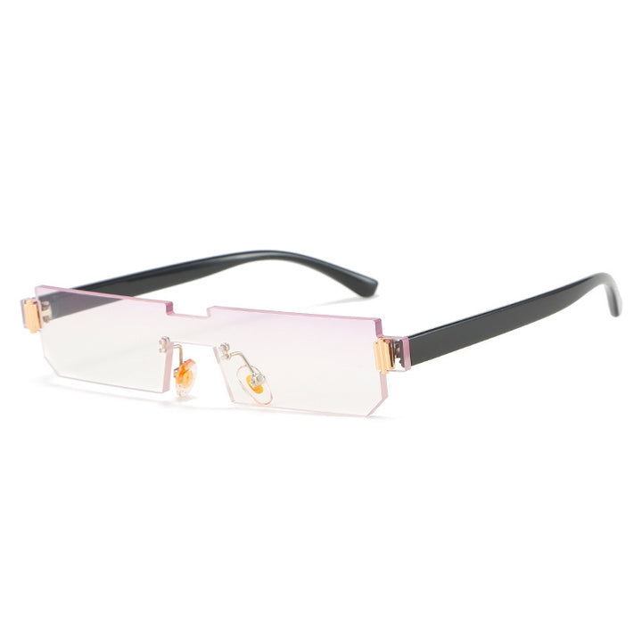 Women's fashionable geometric sunglasses with fine frame Bowlift