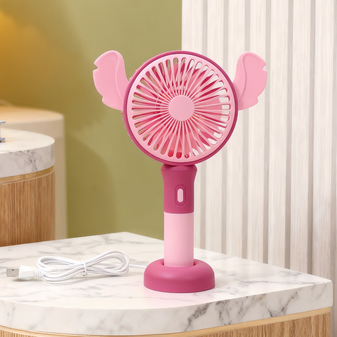 Portable Mini Table Fan with Cute Design Bowlift