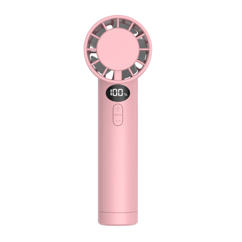 Ladies portable battery fan with LED display Bowlift