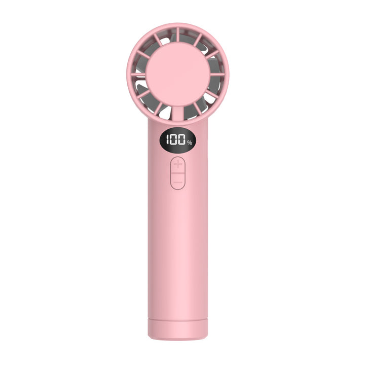 Ladies portable battery fan with LED display Bowlift