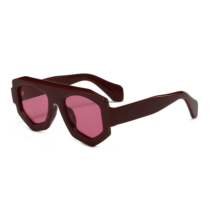 Women's fashionable hexagonal sunglasses Bowlift