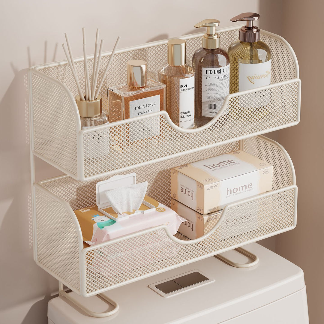 Over-Toilet Storage Organizer Rack Bowlift