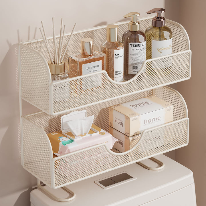 Over-Toilet Storage Organizer Rack Bowlift