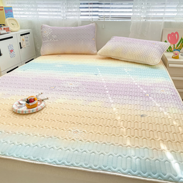 Playful Rainbow Mattress Protector