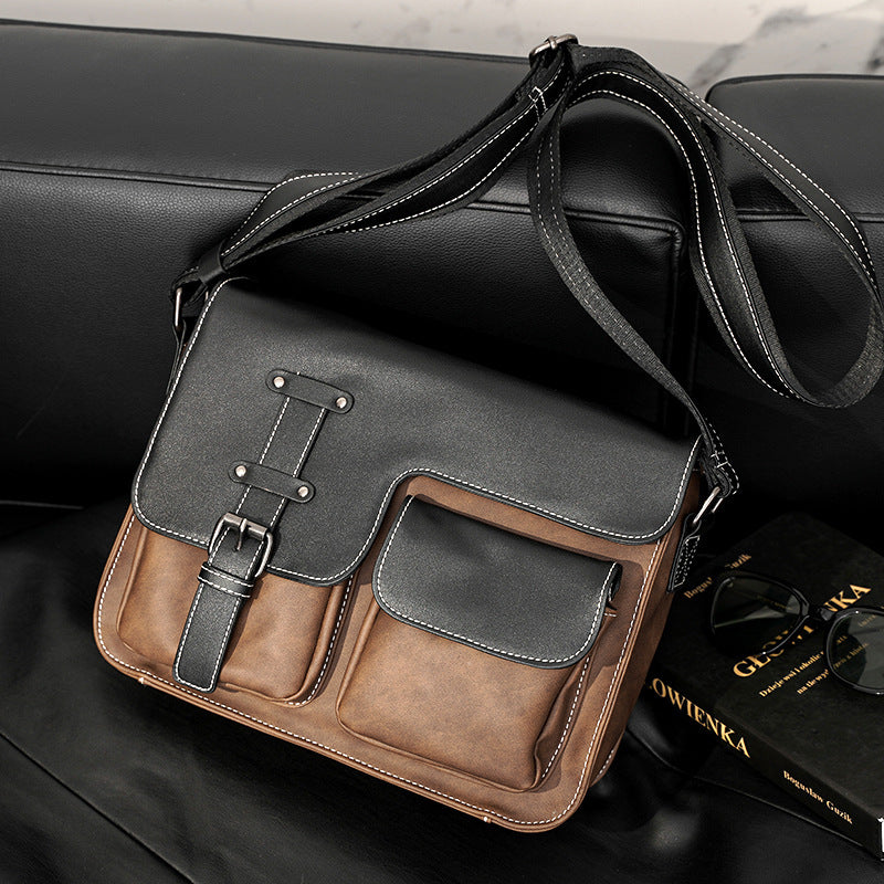 Robust shoulder bag with multiple external pockets Bowlift
