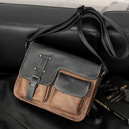 Robust shoulder bag with multiple external pockets Bowlift