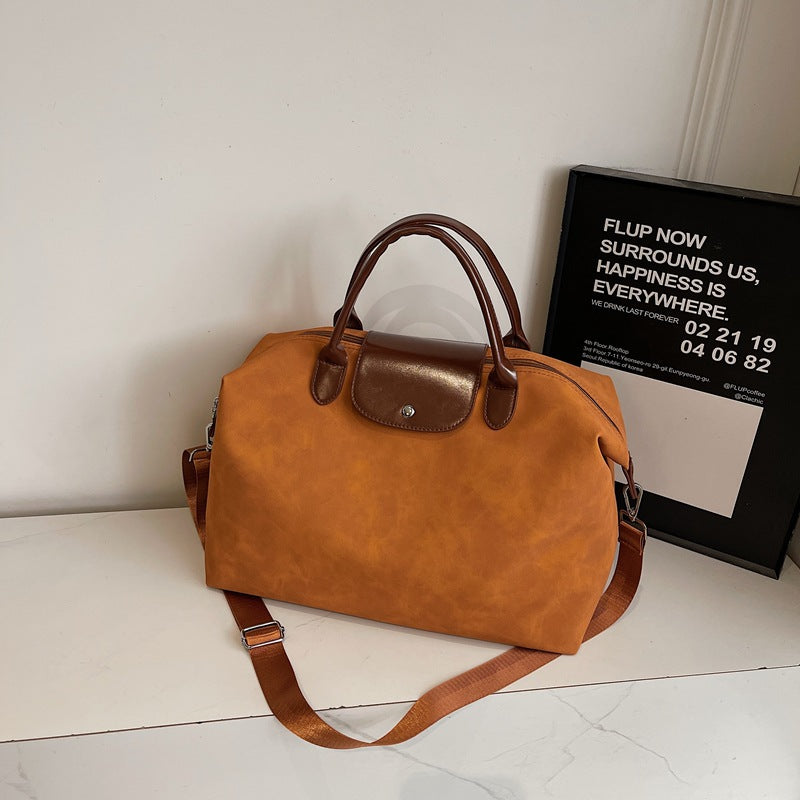Stylish Leather Travel Satchel