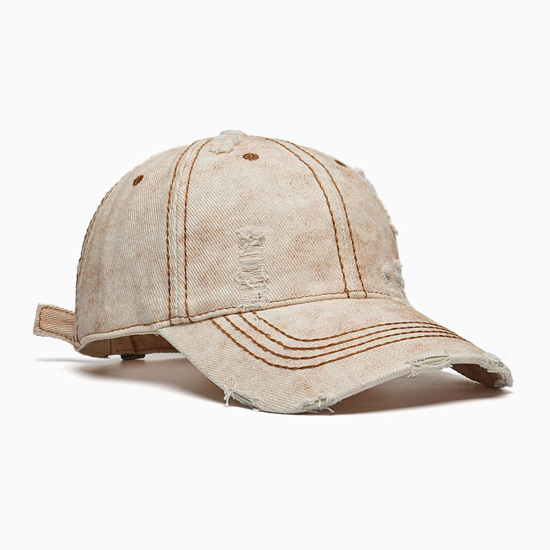 Women Casual Destroyed Baseball Cap Bowlift 1783610781