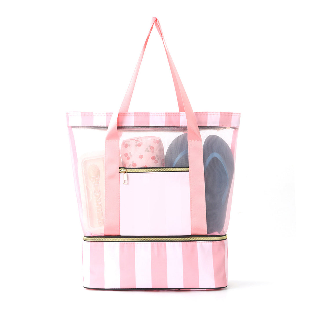 Practical tote bag with mesh design Bowlift