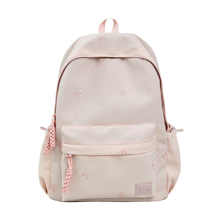 Decorative Embroidered Backpack Bowlift